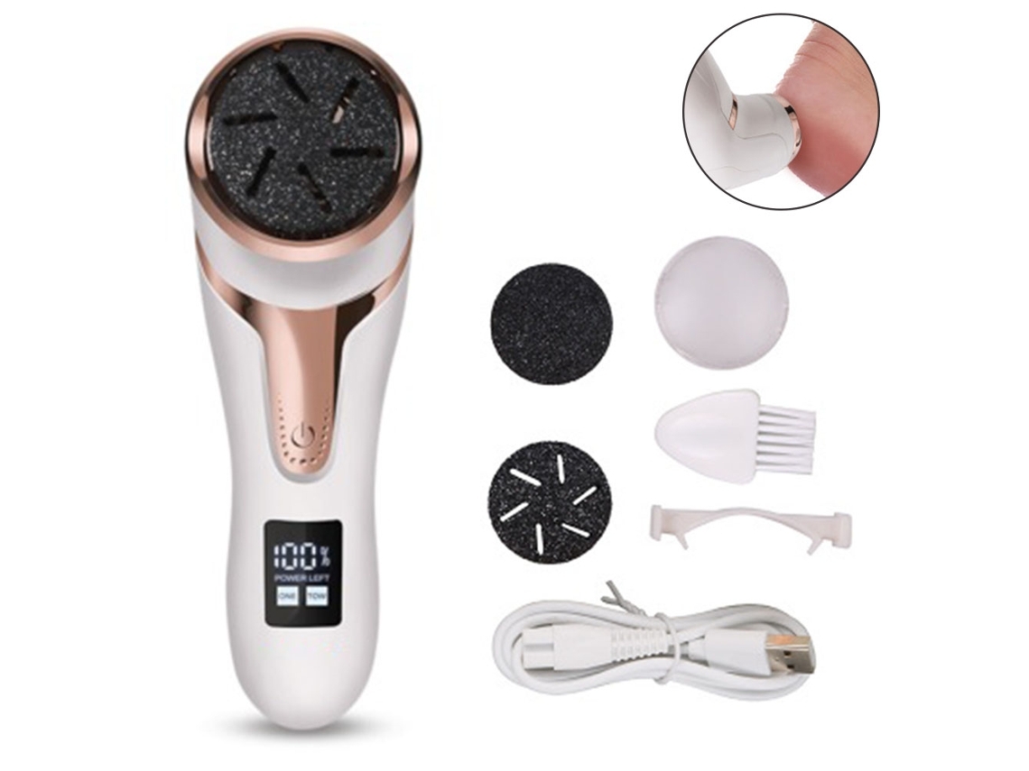 Massageador Elétrico Para Pés Branco Para Cuidados Com Os Pés Yunzii