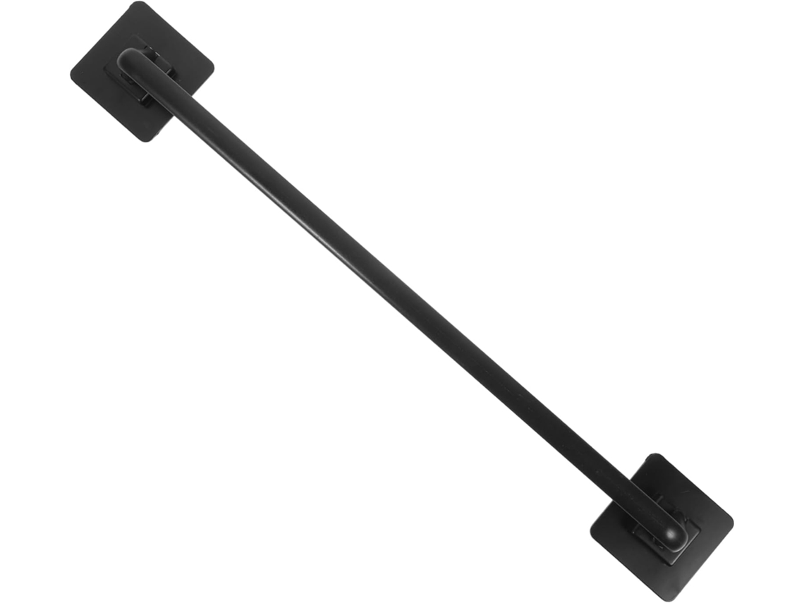 Suporte Para Toalhas Sem Furos, 45 Cm, Polipropileno Preto