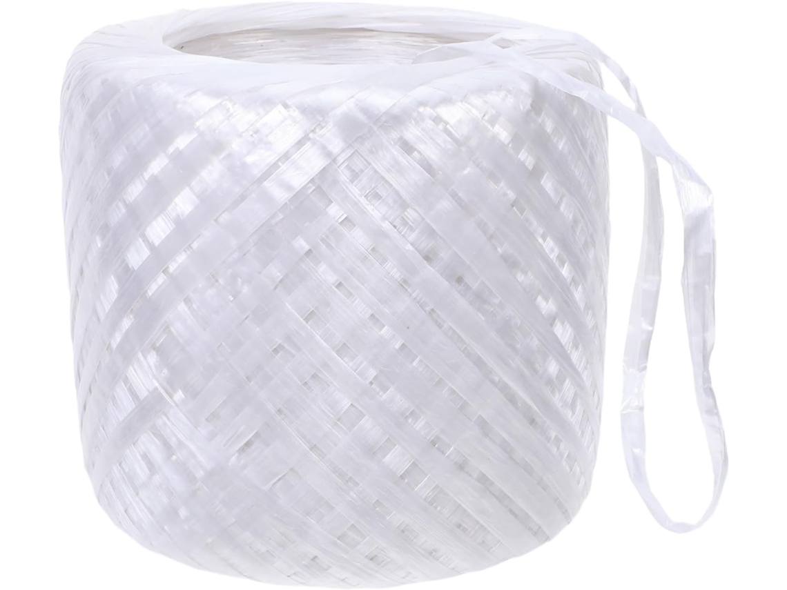 Corda Plástica De Cor Clara Para Embalagens Caixas, Resistente, Fácil De Amarrar E Remover, Adequada Para Construção E