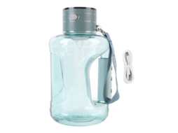 Garrafa de água com hidrogênio 1500ml tecnologia SPE portátil gerador para viagem, casa, escritório verde | S/MARCA
