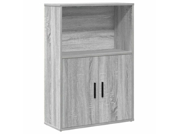 Estante Derivados de Madeira Cinzento Sonoma 60x24x85 cm