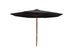 Guarda sol VIDAXL Black (350 cm)