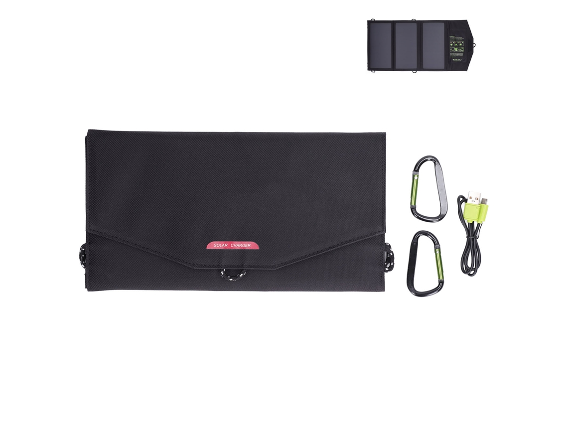 Laxiscreed Painel Solar Dobrável 5v 21w À Prova De Água Para Carregamento Ao Ar Livre