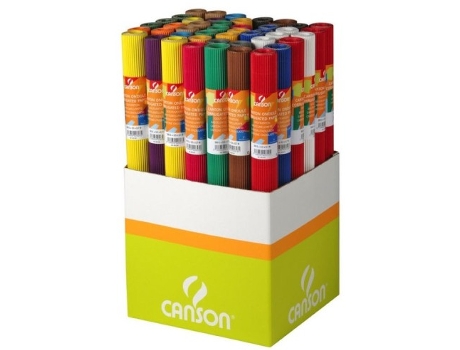 Livro Expositor 45 Rollo Carton Ondulado 50x70 300g Colores Surtidos Canson De Desconocido (espanhol)