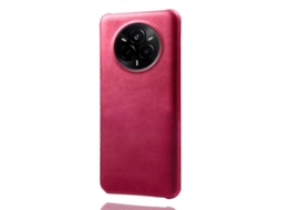 Capa de Celular para Realme 14 Pro 5G, Couro PU com Textura de Vitela | S/MARCA