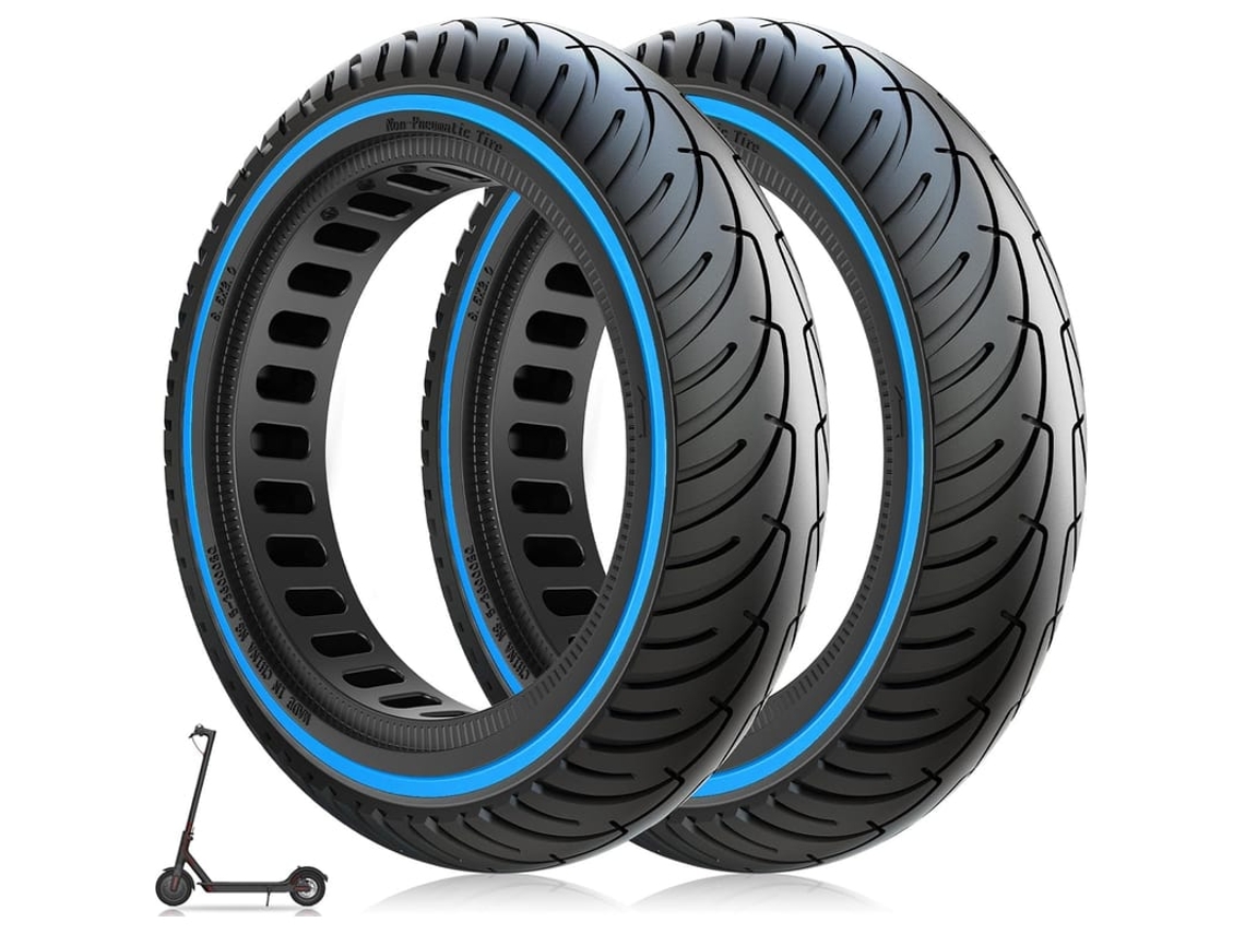 Pneu De Scooter 8 1/2 X 2 De Borracha Sólida Para Xiaomi 1s Pro 2 Mi 3 M365 Pro, Pneu De Reposição 50/75-6.1, 8.5 Polegadas