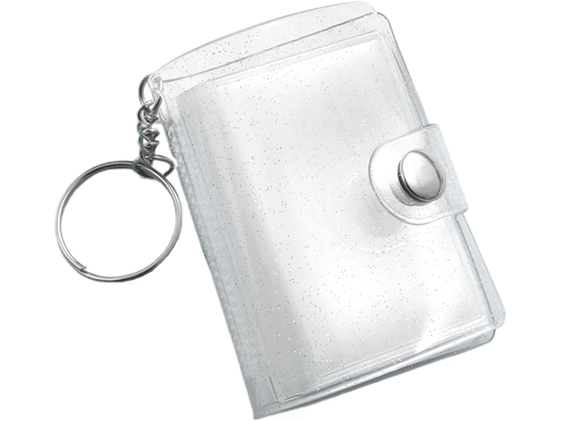 Mini Foto, Pequeno Álbum De Fotos Com 24 Bolsos – Porta-cartões Transparente Portátil
