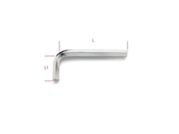 Chave macho de ângulo de 6 pontos cromada série BETA 96 D14Mm L151Mm BETA