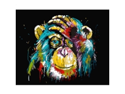 Ats kit de Pintura por Números 40x50cm Sem Moldura Diy para Crianças e Adultos Arte de Parede Decoração de Casa