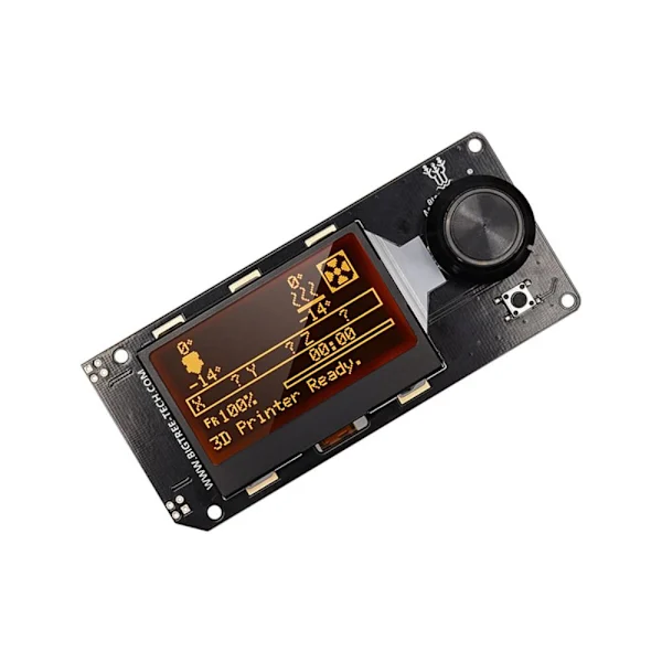 Mini Placa De Controle De Display Gráfico Inteligente Lcd 12864 Com Adaptador Aquaforge
