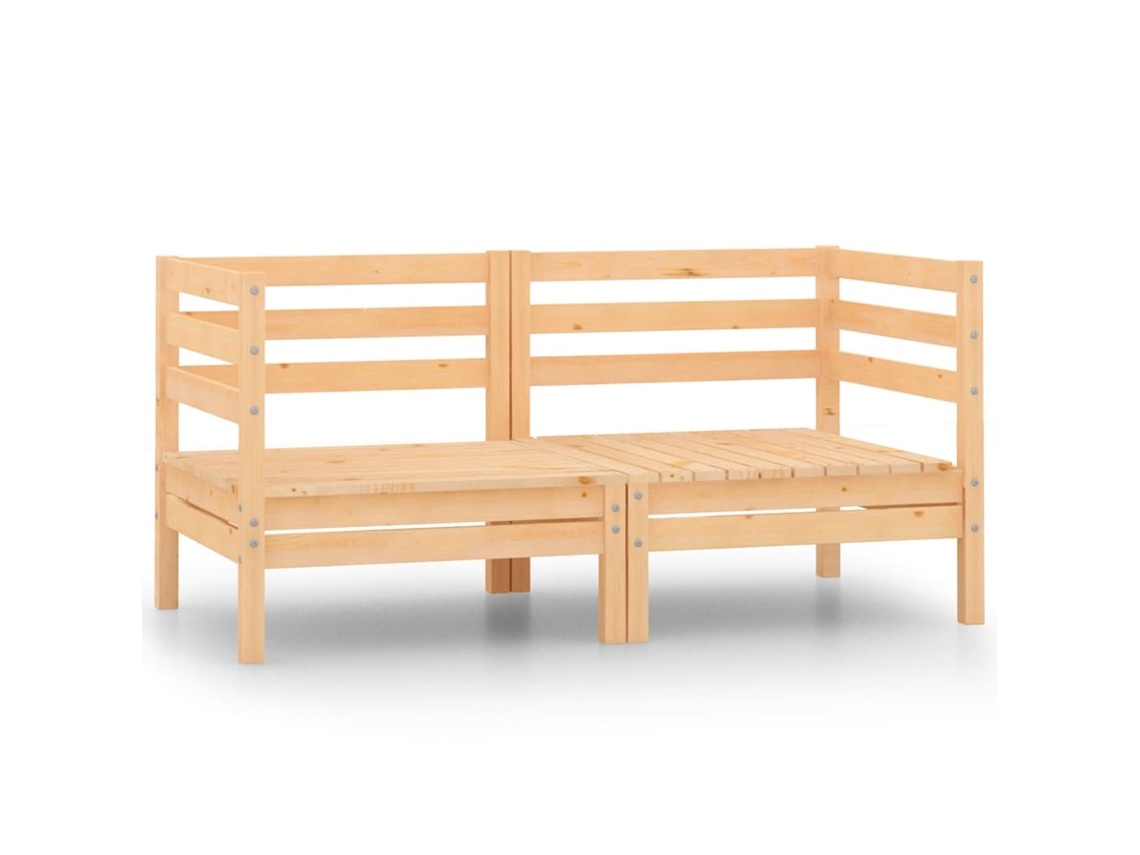 Corner Sofa, Corner Sofas Vidaxl Marrom Madeira De Pinho (n/a)