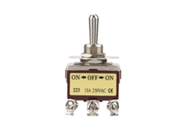 Laxiscreed Interruptor De Comando Momentâneo De 3 Posições, 6 Pinos, 15a 250vac