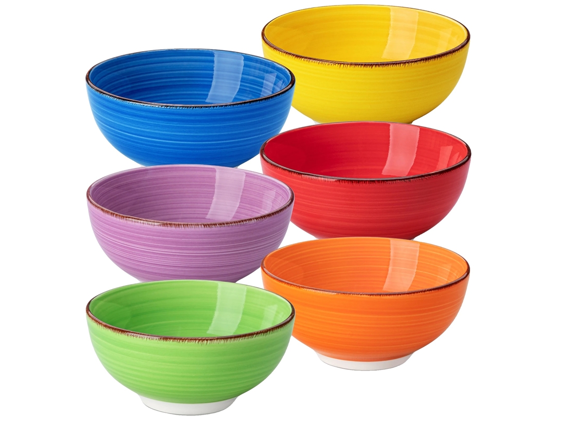 Tigelas De Porcelana, Padrão Sólido, Material Ecológico,mistura De Cores,380ml