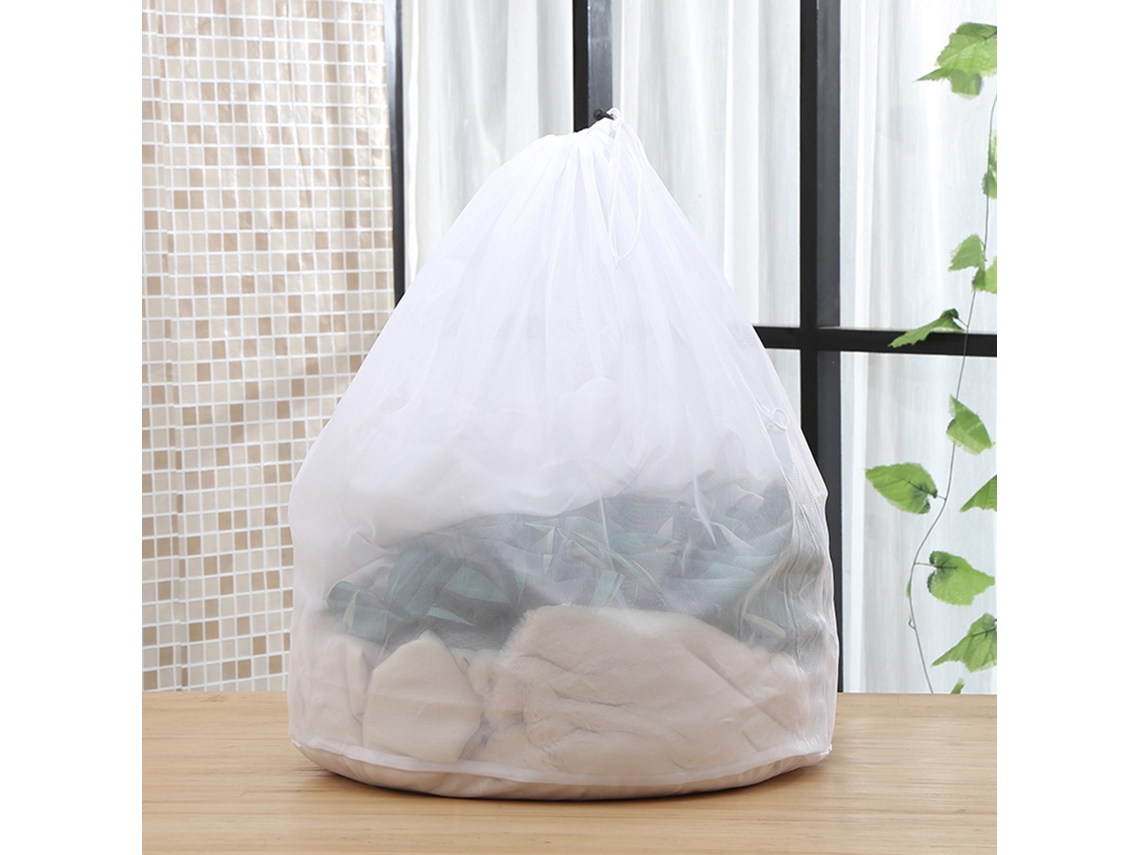 Drawstring Laundry Bag (medium Size 40*50, Coarse Mesh Polyester Material) Eoocoo