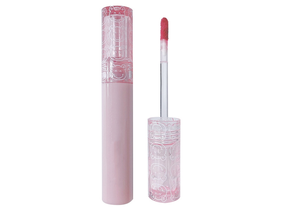 Labial Líquido Rojo Mate Brillo Mate Comodo Textura Portátil Atractivo Cosmético Decorativo