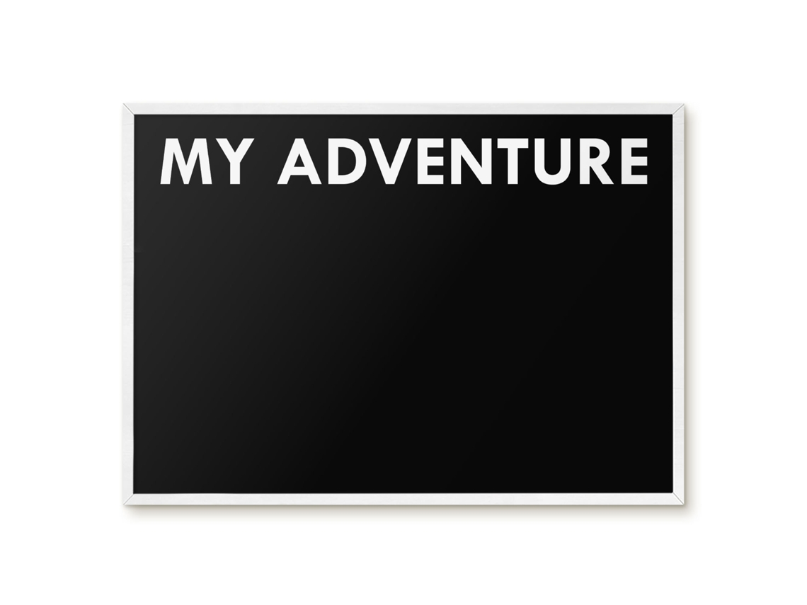 Magnetic Glass Board My Adventure For The Hall Espelharte (70x50 Cm)