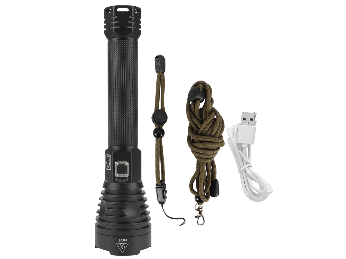 2026 lanterna Telescópica Zoom Xhp90 30000lm Recarregável Usb Impermeável Lanterna Elétrica Portátil para Casa