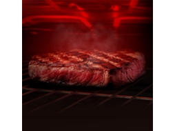 Cecotec Forno de encastre multifunções Glass White Steak Master 72 l de capacidade, 13 funções com Pizza Master, Modo ECO e Descongelar, temporizador