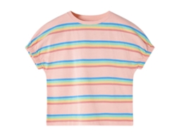 T-shirt Para Criança Cor Pêssego 140