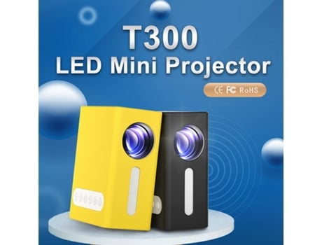 Novo Mini Projetor Led T300 320x240 Pixels Suporta 1080p Hdmi Compatível Com Áudio Usb Portátil Reprodutor De Vídeo De Mídia Doméstica Vivicine