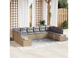 Vidaxl Conjunto De Sofá De Jardim 10 Unid. 10-número De Lugares