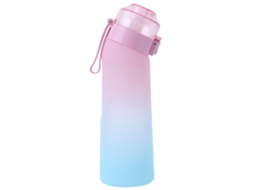 Garrafa de Água Esportiva de 650ml, Feita de Plástico Reutilizável. MDUG (rosa)