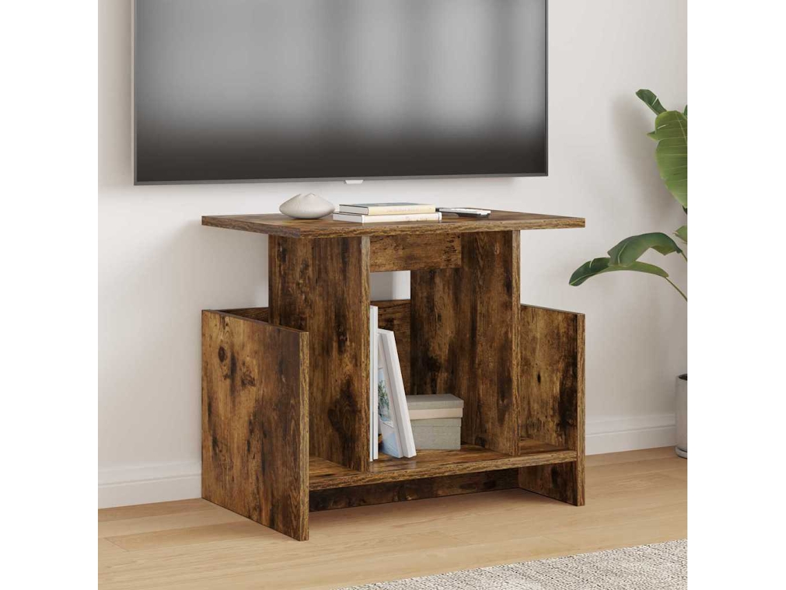 Vidaxl Suporte para Tv 2 Pcs Carvalho Defumado 50 X 35 X 45 Cm