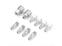 Conector Rápido Pneumático 1/4" Bsp 1 Via 10pcs