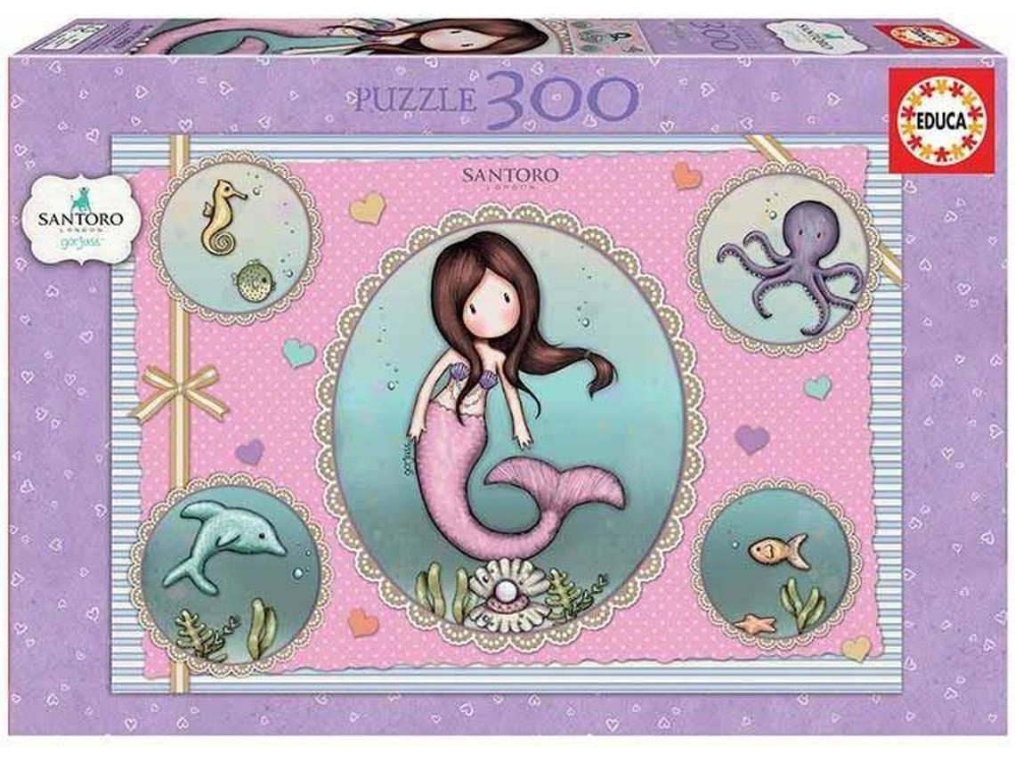 Puzzle EDUCA BORRAS Gorjuss So Nice To Sea You (Idade Mínima: 8 Anos - 300 Peças)