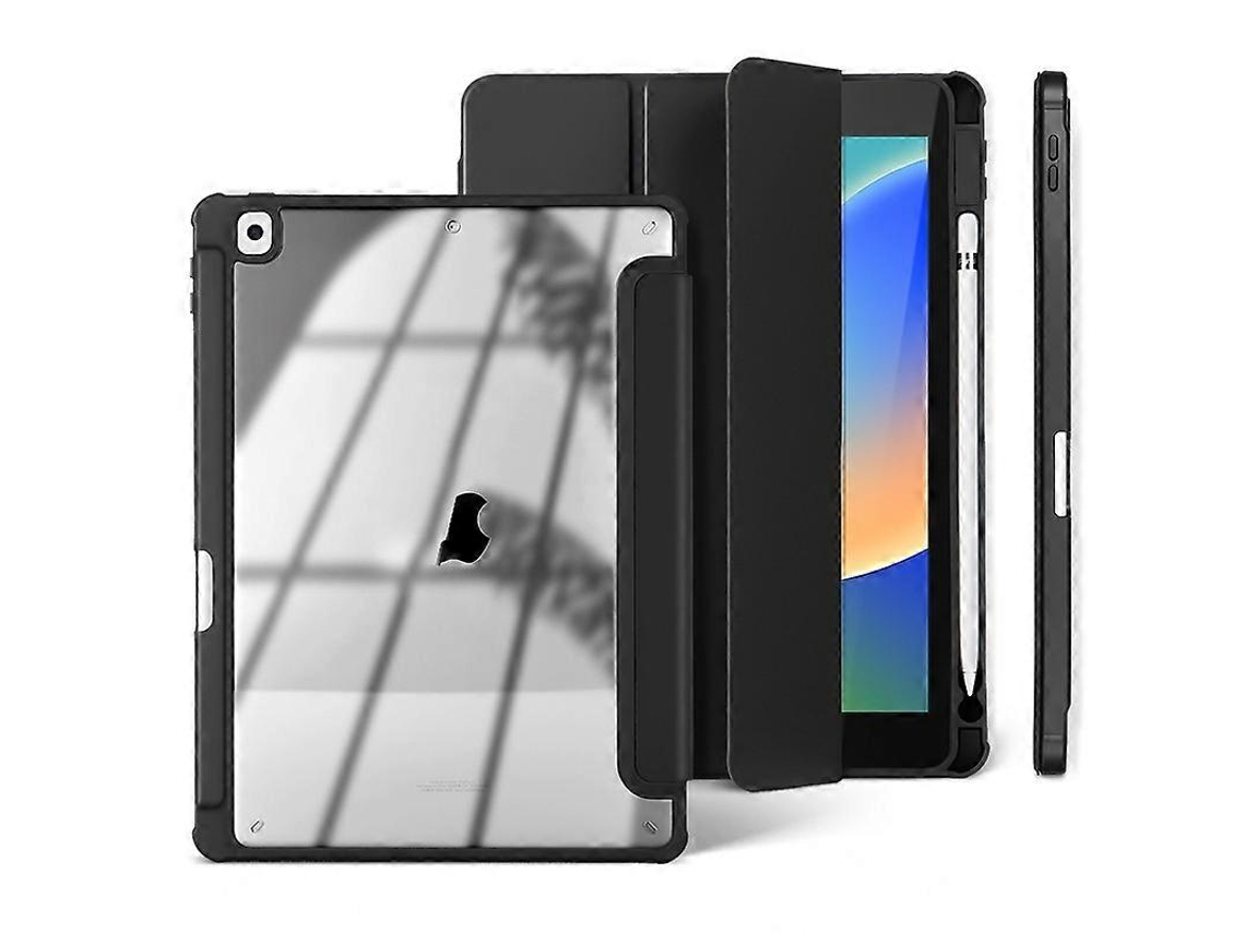 Capa dobrável para tablet em couro acrílico com 3 compartimentos Webake