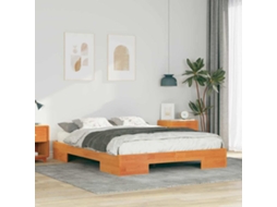 Vidaxl Estrutura Da Cama Castanho 150 X 200 Cm