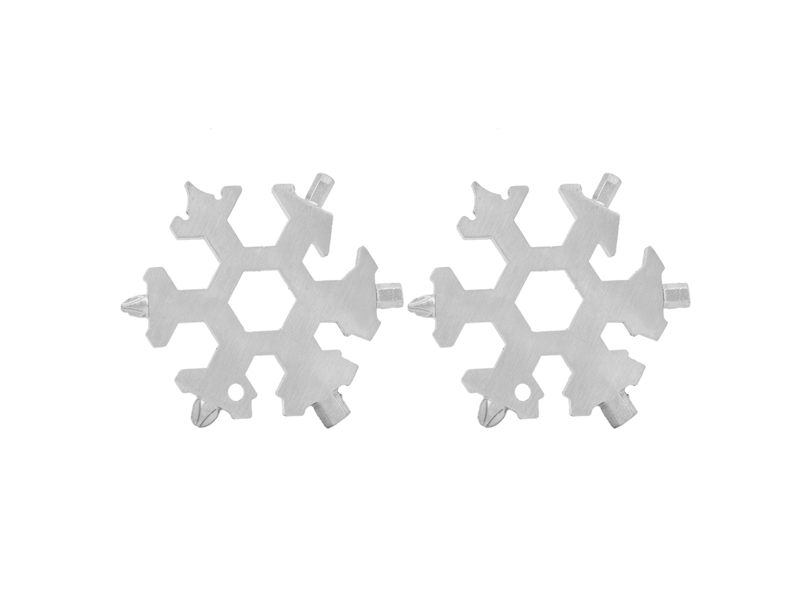 2pcs Chave de Floco de Neve 19 em 1 Chave fenda Cabeça Plana Cruzada
