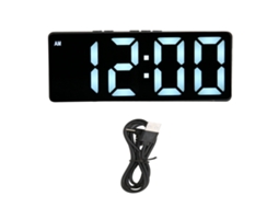 Relógio Digital Espelho Led Com Alarme E Temperatura