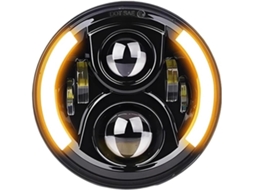 Farol de Motocicleta Led 7 Polegadas para Carro Luz Diurna Maior Área Irradiação Efetiva Garante Pilotagem