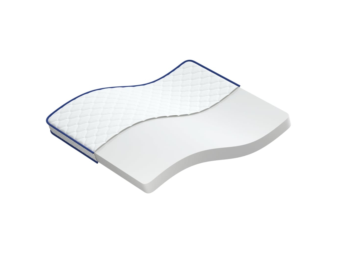 Foam Mattress, Foam Mattresses Vidaxl Branco Tecido (180 X 200 Cm)