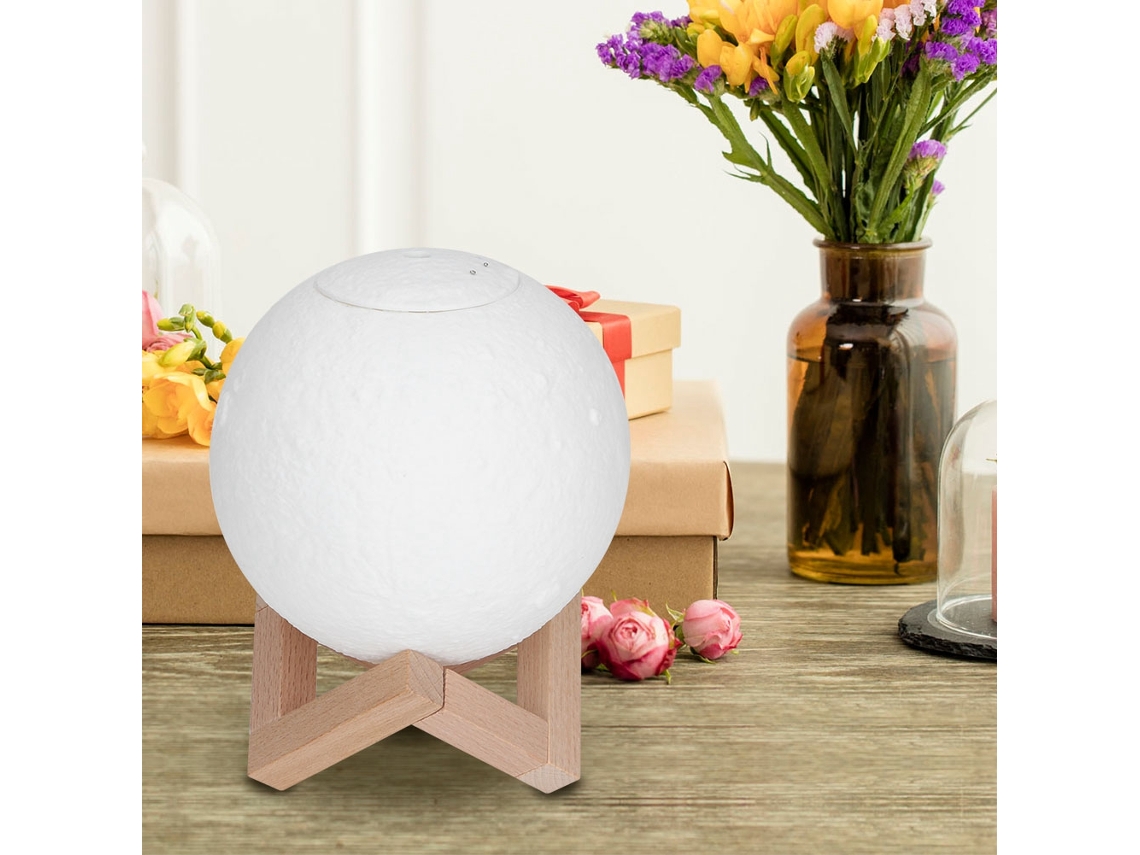 Enfeite De Desktop Eoocoo Moon (com Função Umidificador, Versão Usb)