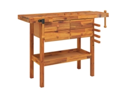 Workbench, Workbenches Vidaxl Marrom Madeira De Acácia (n/a)