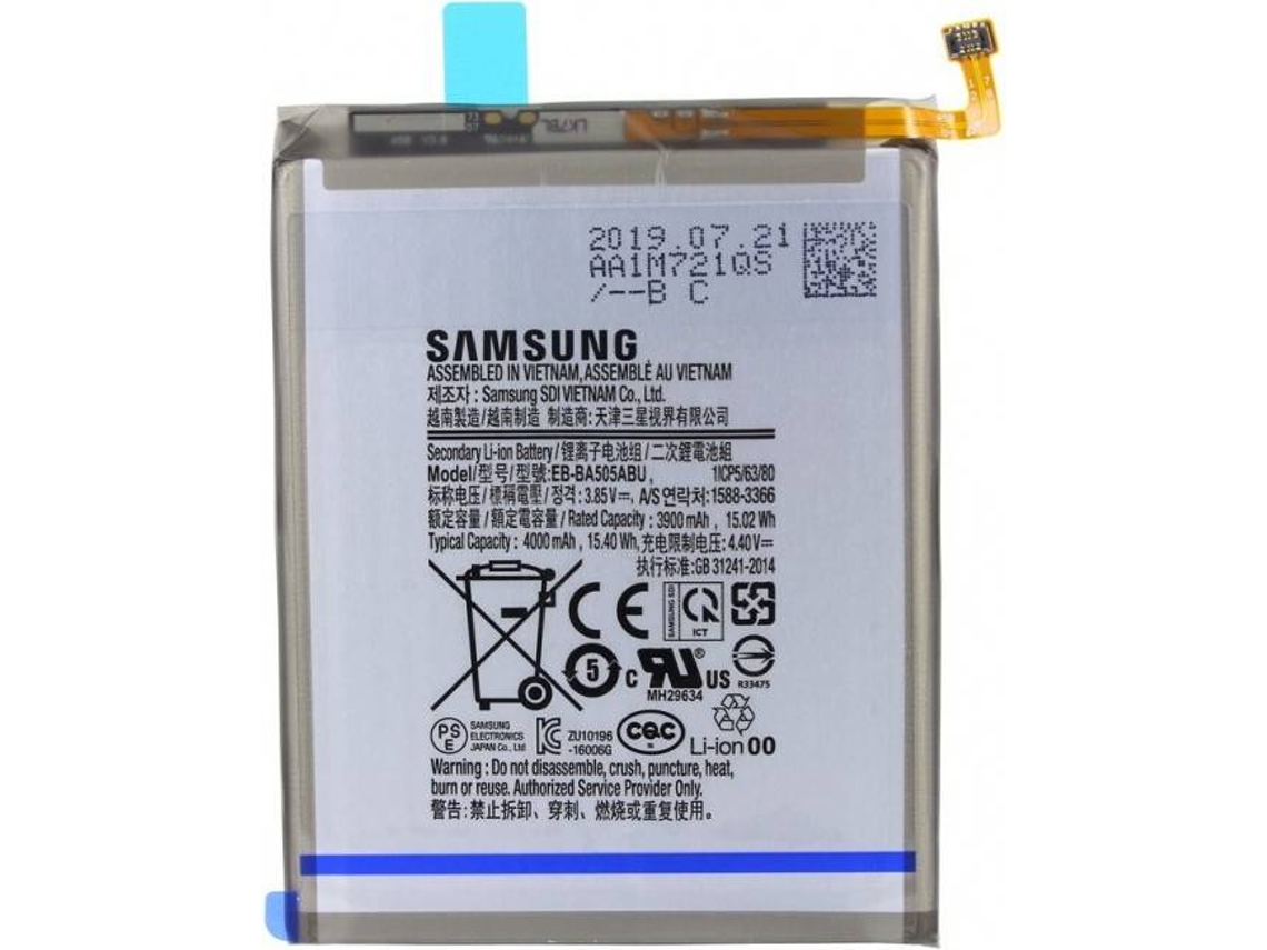 Bateria SAMSUNG EB-BA505ABE SAMSUNG A505F Galaxy A50 2019 3900mAh Li-ion Original GH82-19269A