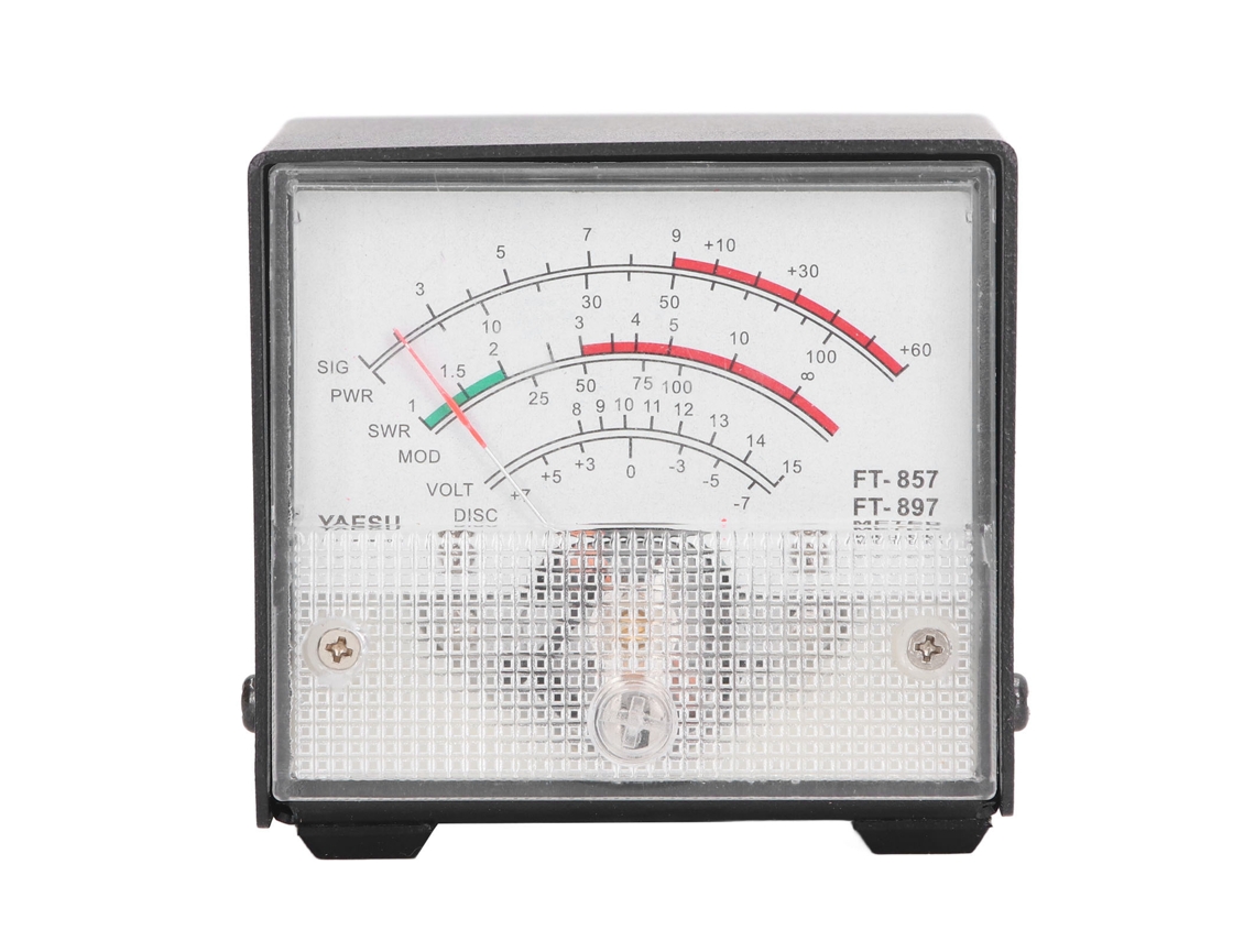 Yuru medidor Swr de Ponteiro para Rádio Yaesu Ft857 Ft897 com Detector de Potência e Compatibilidade