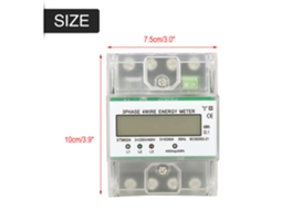Laxiscreed Monitor De Energia Trifásico Digital Com Lcd E Quatro Fios Para Uso Residencial E Comercial
