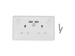 Tomada De Parede Usb Padrão Do Reino Unido (multifuncional, Carregamento Inteligente)