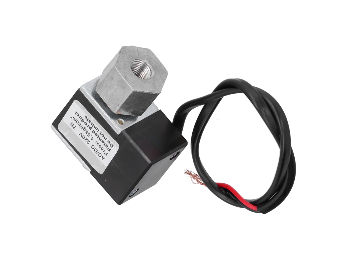 Válvula Solenoide Pneumática G1/8in 2 Posições, 2 Vias, Al Dc24v Sunflare