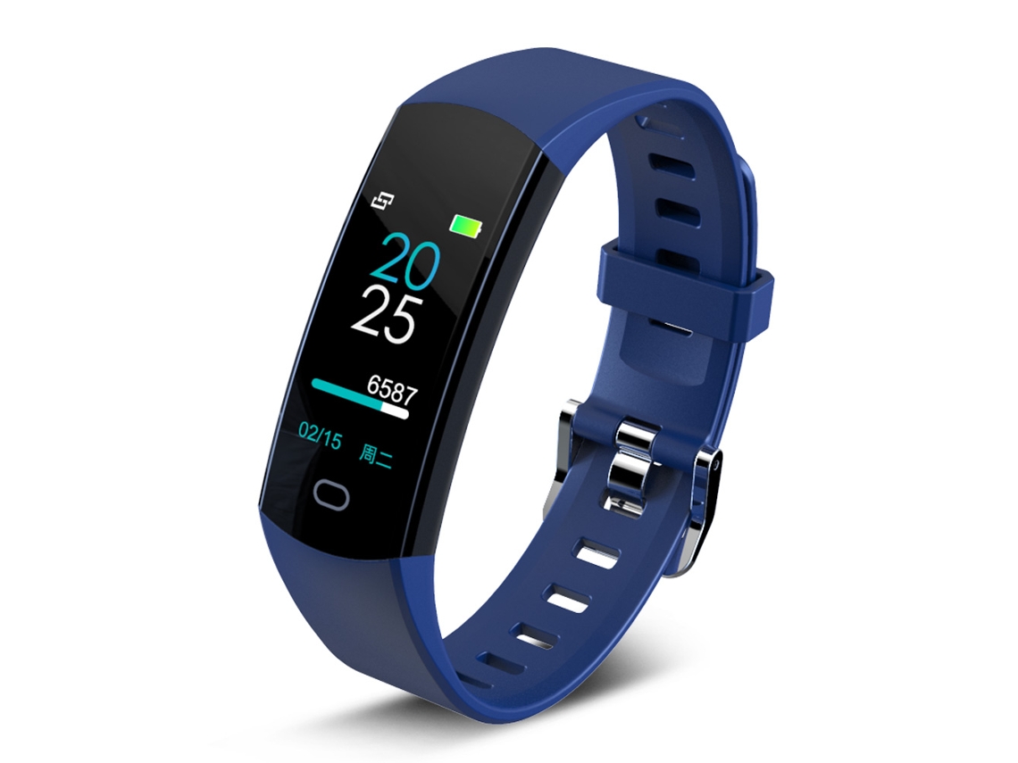 Pulseira inteligente esportiva com monitoramento cardíaco, pressão e resistência à água EOOCOO
