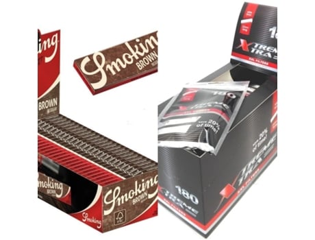 2880 Xtreme Xtra Long 6x15mm Filtros Inseridos E Curto Smoking Brown