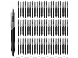 Conjunto De 72 Canetas Em Gel Retráteis Com Ponta Fina 0,1 Cm, Tinta