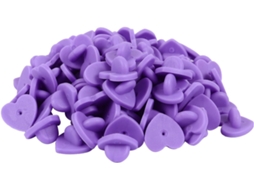 Conjunto Artibetter de 100 alfinetes "Bêbado" em formato de coração vermelho para broches e pingentes, design ergonômico com trava.