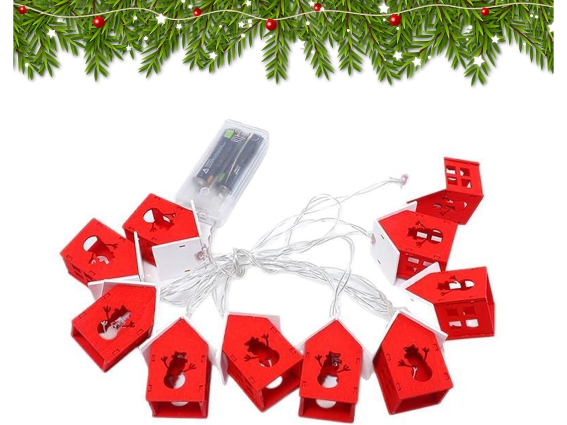 Decorações De Natal Com Lâmpadas Led Luz Quente