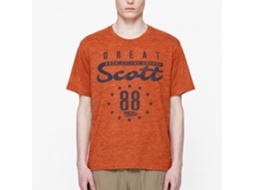 Rockinstone Back To The Future Movie Scott '88 Heather Antique Orange Adult T-shirt Size:xxxl