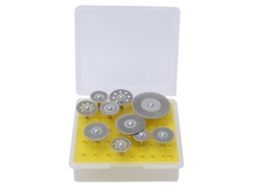 10 Peças De Disco De Corte Diamante, Roda Lâmina Para Ferramenta Rotativa, Mandril 3.17mm