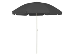 Beach Parasol, Beach Parasols Vidaxl Antracite Poliéster (240 Cm)
